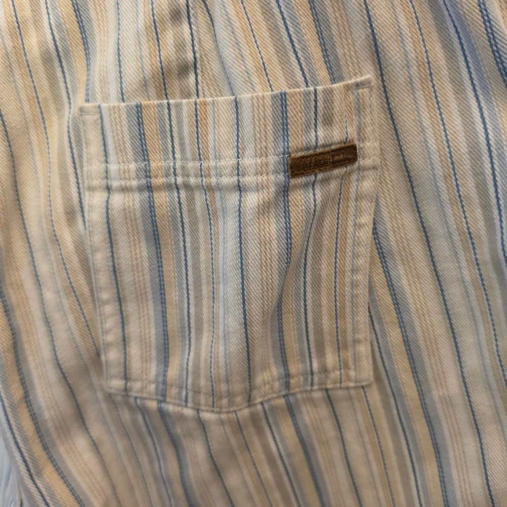 Liz Claiborne Jeans 100% Cotton Audra Pinstripe Bermuda Shorts Size 8 GC - Picture 7 of 8